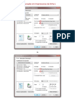 Configuração em Impressoras Da Linha L