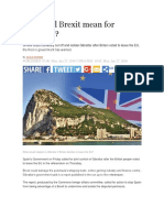 What Will Brexit Mean For Gibraltar