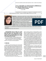 E.6. Accesibilidad de Los Contenidos en Internet de Las Bibliotecas Públicas Desde Dispositivos Móviles