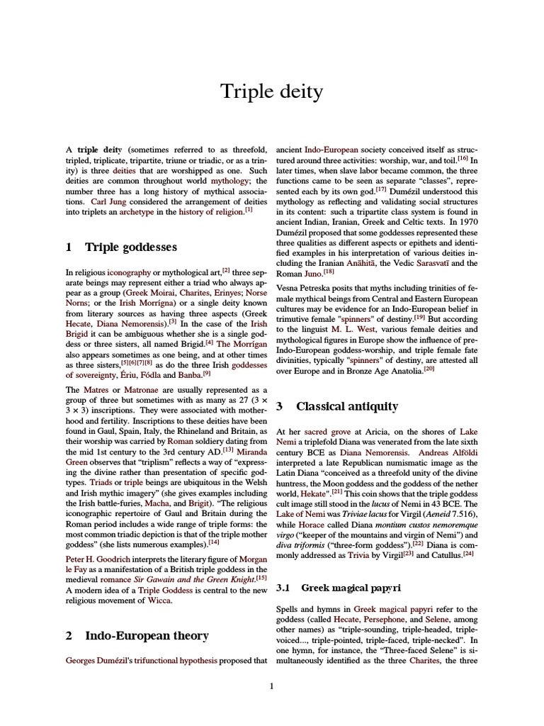 Wikipedia Triple Deity Deities Mythology wikipedia triple deity deities