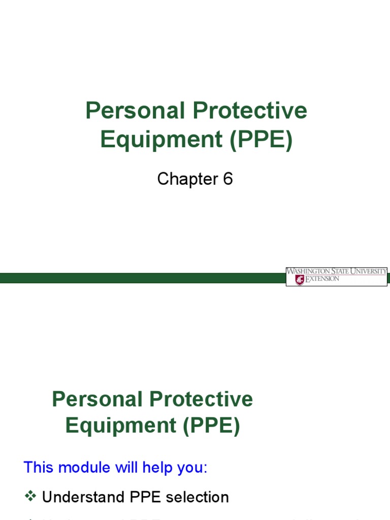 Essential Guide to Personal Protective Equipment | PDF | Personal ...