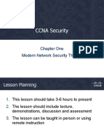 CCNA Security: Chapter One Modern Network Security Threats