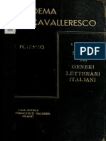 Foffano Storia Dei Generi Letterari: Poema Cavalleresco