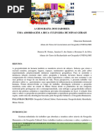 A Geografia Dos Sabores - Uma Abordagem à Rica Culinária de Minas Gerais