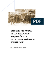 Daino, Leonardo - Exegesis Historica de Los Hallazgos