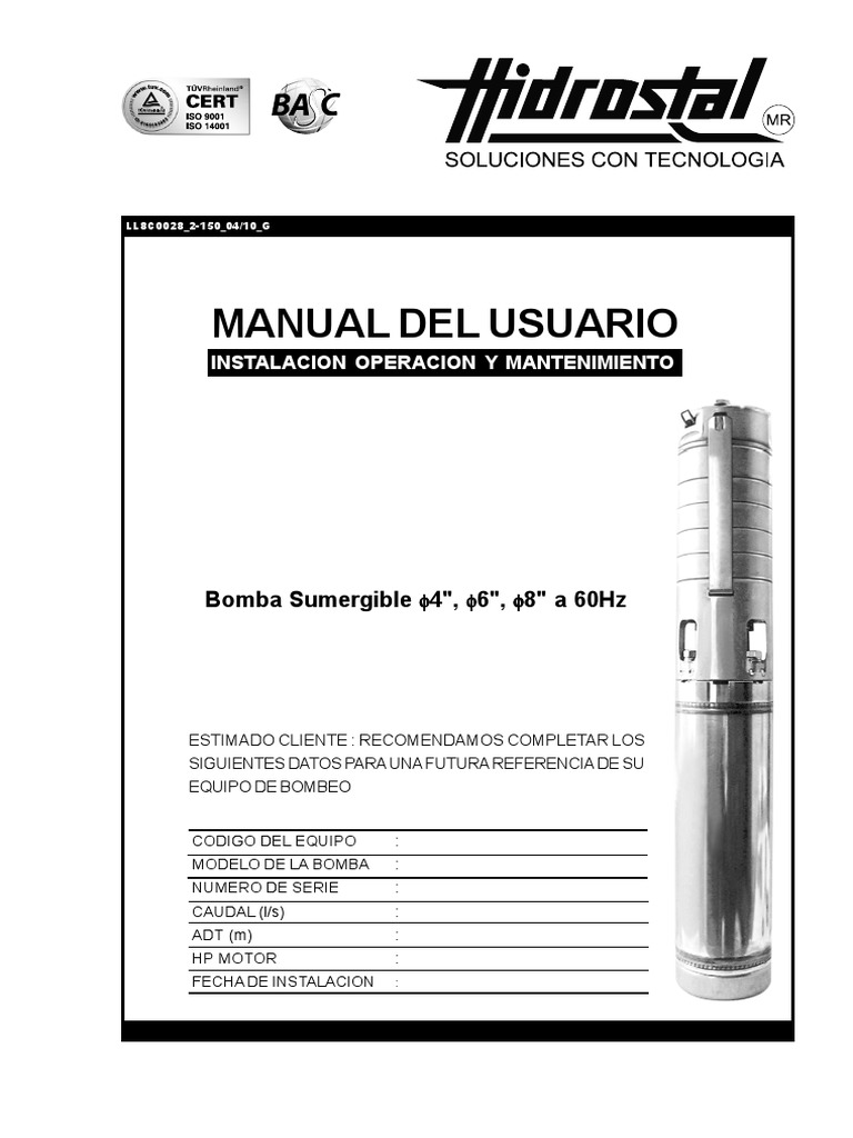 Bomba Sumergible - Herver Pumps Productos