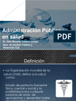 Administración Pública en el Sector Salud. El caso de México