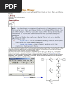 Filter Realization Wizard