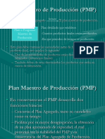 Plan Maestro de Produccion PMP