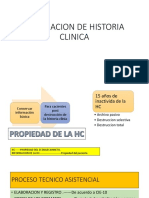 Depuracion de Historia Clinica