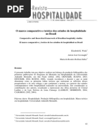 WADA et al - O marco comparativo e teórico dos estudos de hospitalidade no Brasil