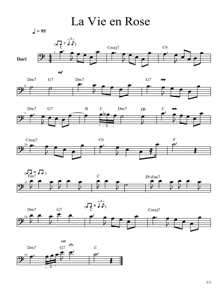 La Vie en Rose Cifrado