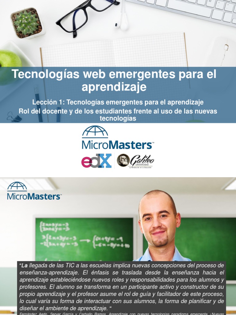 Rol Del Docente y Del Estudiante | PDF | Tecnología de información y ...