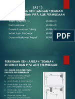 Perhitungan Kehilangan Tekanan Di Sumur Dan Pipa Alir Permukaan