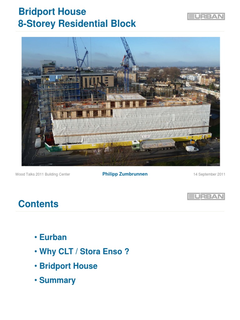 8Storey Residential Block Bridport House The Building Centre PDF