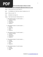 Soal Exercise Bahasa Inggris Asking For Certainty