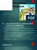 Los Destinatarios de La Catequesis