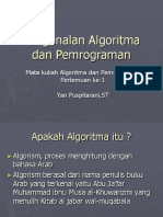 Pert 1 Pengenalan Algoritma