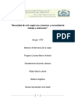 Necesidad de Vivir Según Sus Creencias Corregido