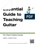 Essential Guide To Teaching Guitar