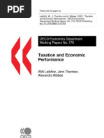 “Taxation and Economic Performance” Leibfritz, W., J. Thornton and A. Bibbee (1997),