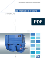 WEG Three Phase Induction Motors Master Line 50019089 Brochure English