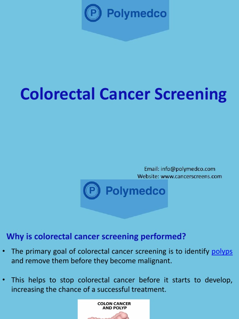 Colorectal Cancer Screening Guidelines | PDF