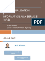 Data Virtualization & Information As A Service (IAAS) : by Anil Allewar Senior Solutions Architect - Synerzip