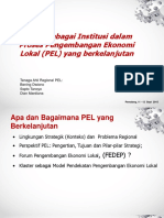 FEDEP Sebagai Institusi Dan Proses Pengembangan Ekonomi Lokal