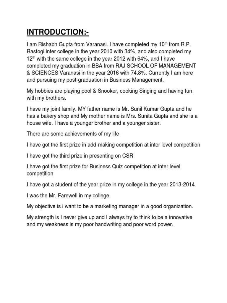 Rishabh Gupta: Education & Achievements | PDF