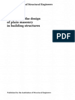 Manual For The Design of Plain Masonry in Building Structures (IStructE) PDF