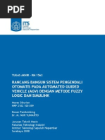 Download Designing Automatic Steering System on Automated Guided Vehicle AGV With Fuzzy Logic Method and Simulink by Moses Siburian SN35769943 doc pdf