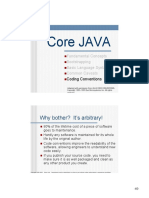 Core JAVA: Why Bother? It's Arbitrary!