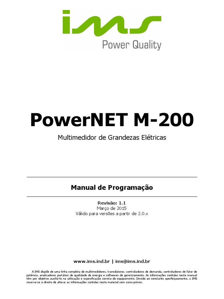 M200 Manual Programação P PDF Byte Arquitetura de