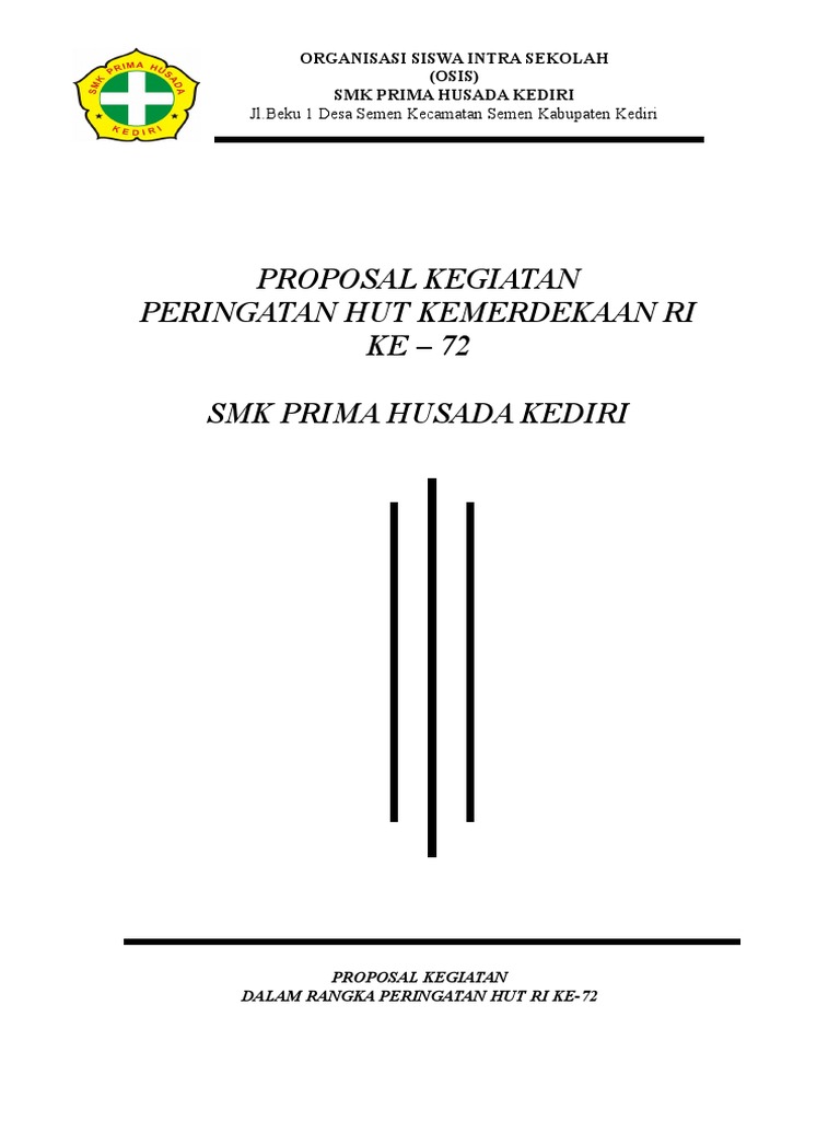 Contoh Proposal Untuk Kegiatan 17 Agustus