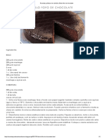 Receitas práticas: Bolo fofo de chocolate