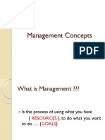 Essential Management Concepts