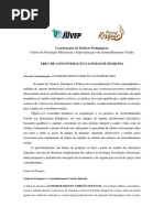 Área de Concentração e Linhas de Pesquisa - Aconselhamento Cristão