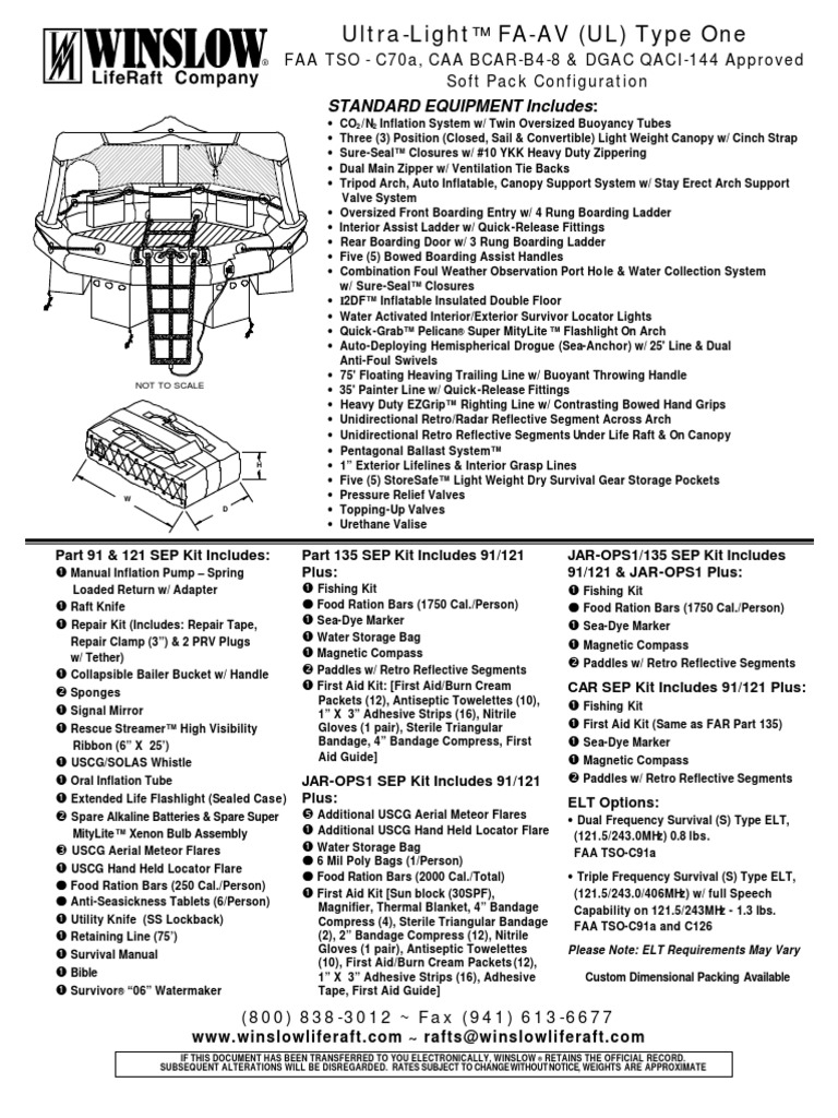 Life Raft | PDF