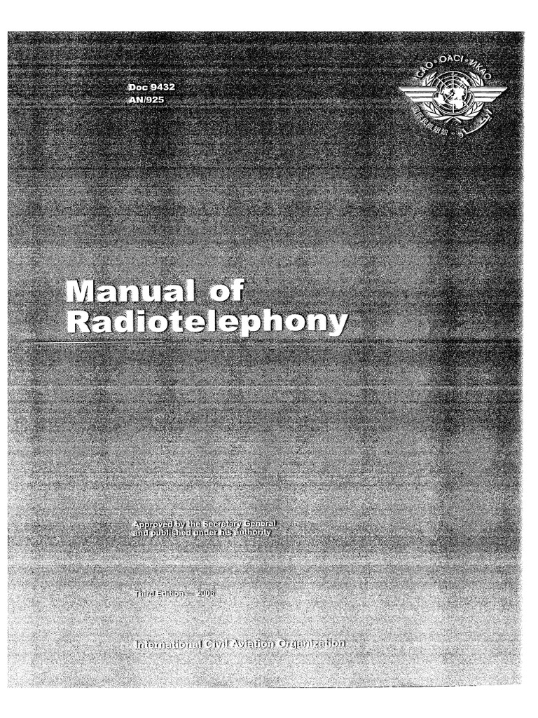 Manual de Fraseologia ICAO | PDF