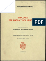 Biologia Del Habla y El Lenguaje