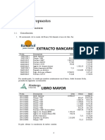 Conciliación de cuentas bancarias y ejercicios de contabilidad