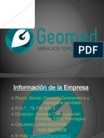 Presentación Comercial - Geomed