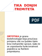 Ortotika Donjih Ekstremiteta