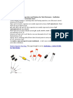 Capacitors and Resistors For Tube Electronics