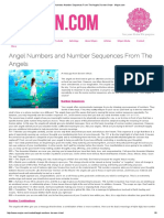 Angel Numbers Number Sequences From The Angels Doreen Virtue - Mojan PDF