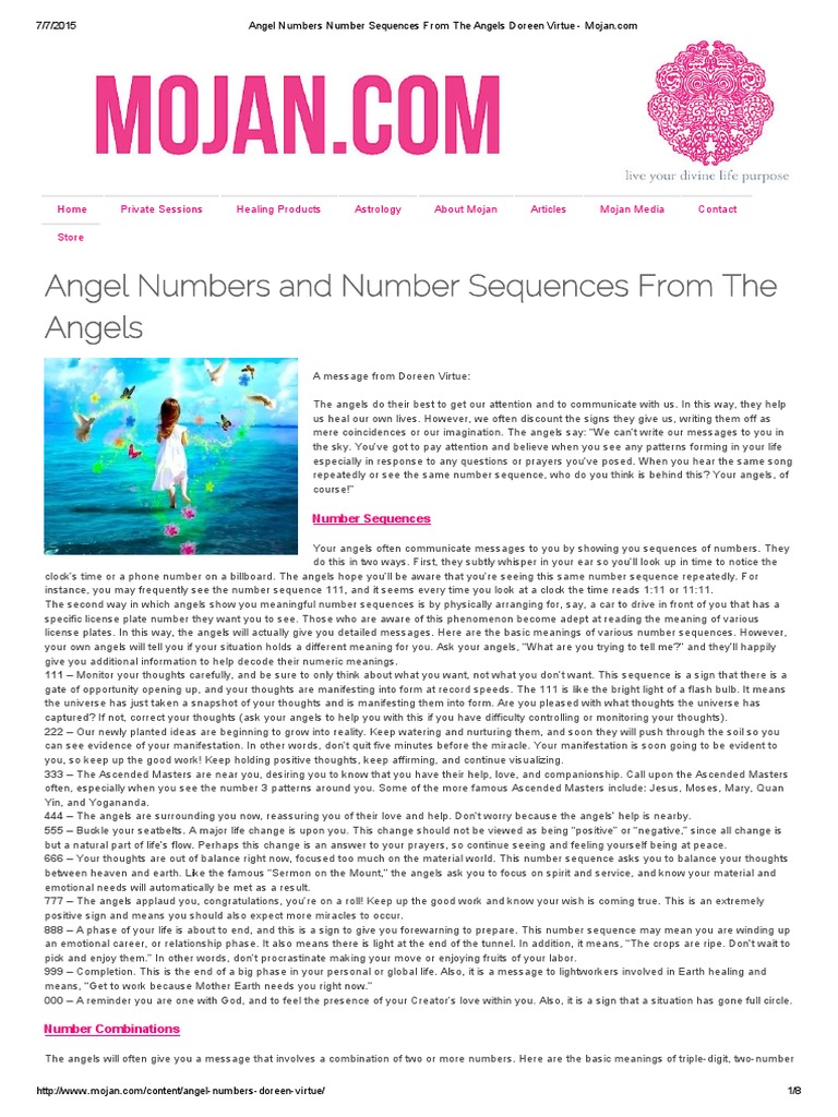 【中古】 Angel Numbers Doreen Virtue ANGEL NUMBERS 101: The Meaning of 11, 123, 444 Doreen Virtue