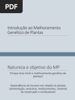 Aula 1 - Introdução Ao Melhoramento Genético de Plantas