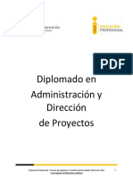 Diplomado en Administracion y Desarrollo de Proyectos 2016