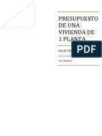 Presupuesto de Una Vivienda Jt